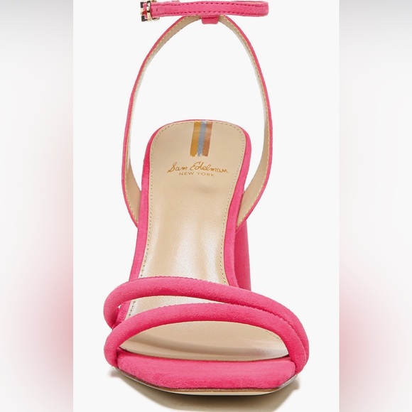🌸 NWT BNIB • Sam Edelman Kia Strappy Sandal in Dahlia Pink • 9M - Picture 5 of 10